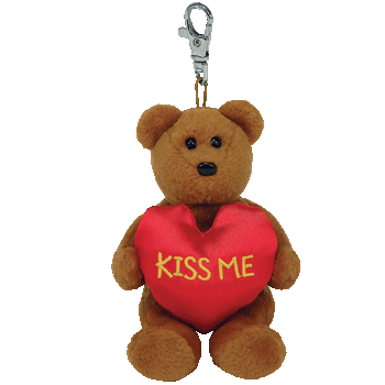 Kiss Me Key Clip - Ty Beanie Babies