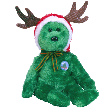 Holiday Teddy 2002 - Ty Beanie Babies